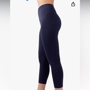 ❤️3X20 90 Degree By Reflex Tummy Control Shapewear Navy Blue Leggings | S